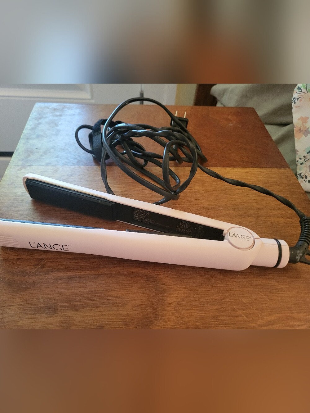 L'ANGE Ceramic Hair Straightener - Light Pink